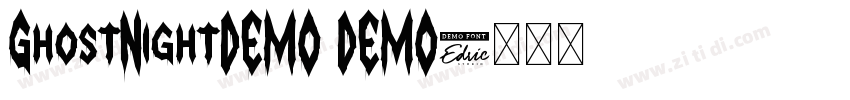 GhostNightDEMO DEMO字体转换